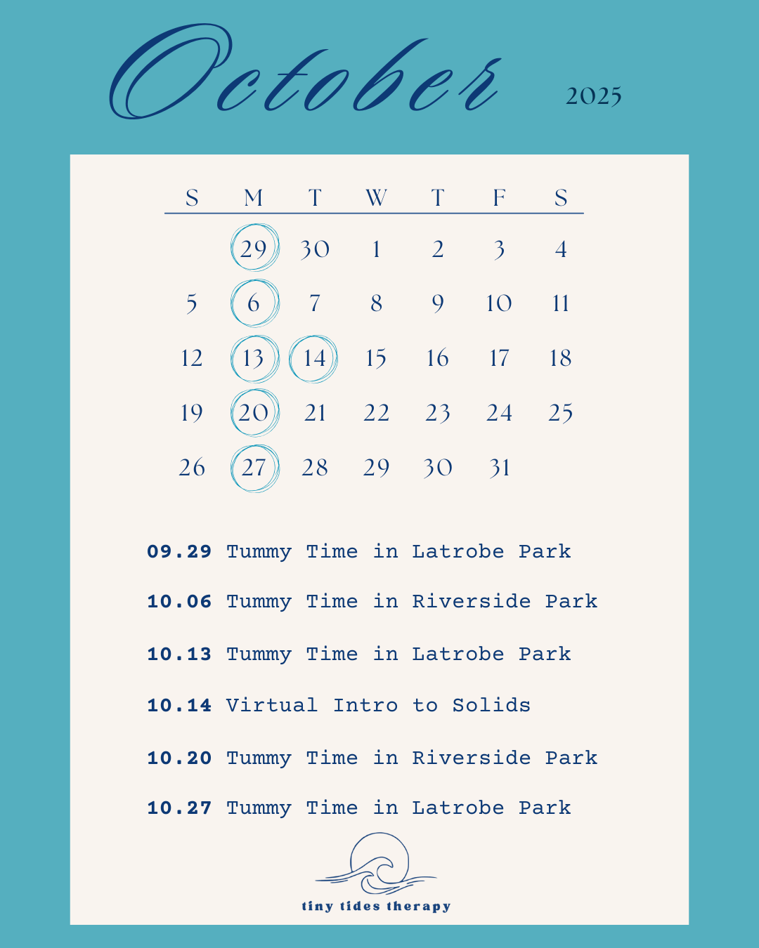 free group occupational therapy, lactation, infant feeding calendar